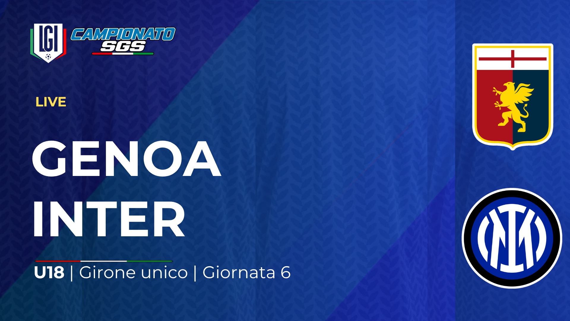 Genoa - Inter | 6ª giornata Campionato Under 18 | stagione 2026-27
