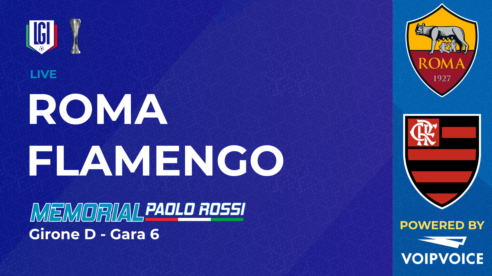 Roma - Flamengo | Paolo Rossi Maschile | stagione 2026/27
