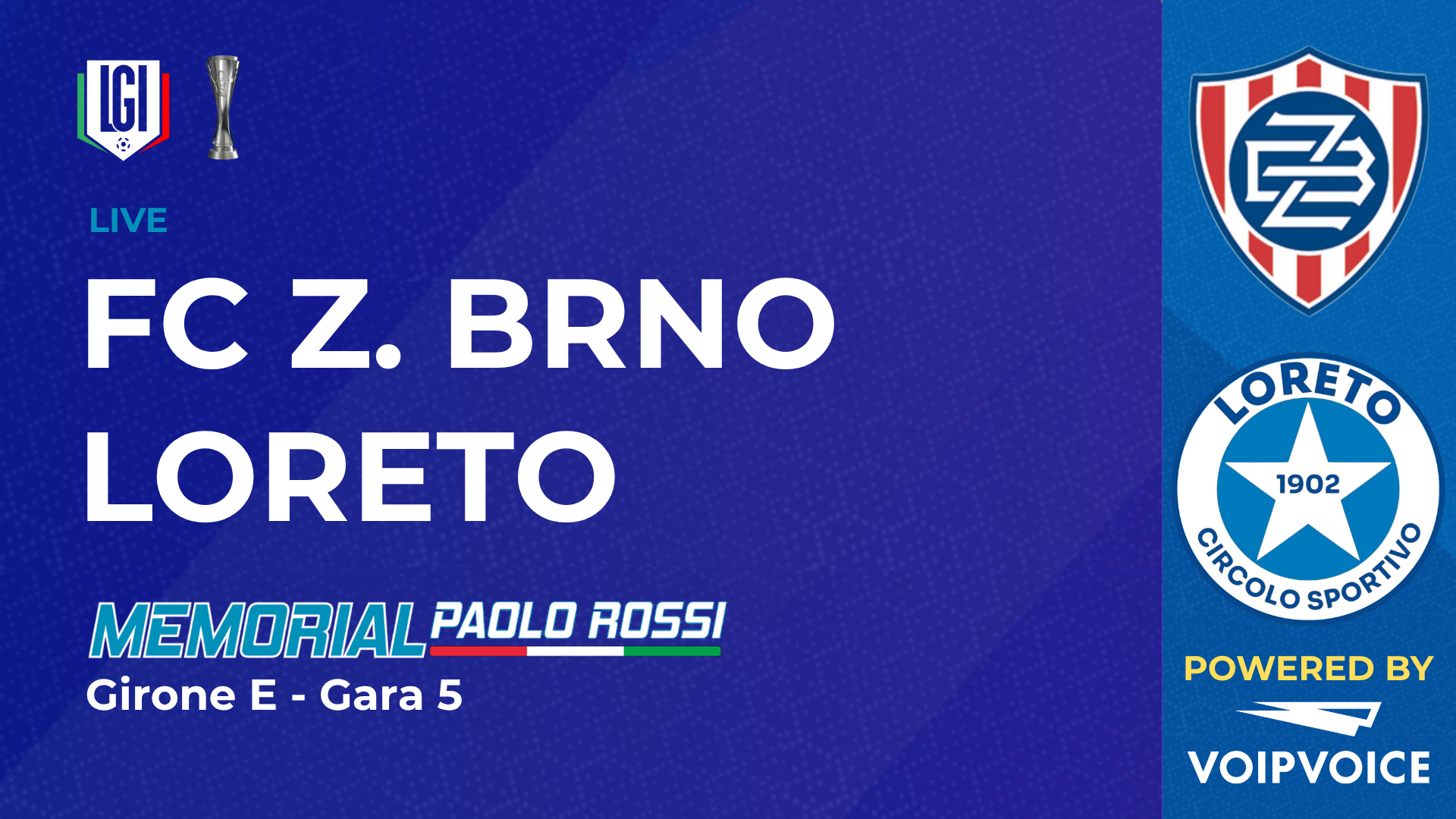 Zbrojovka Brno - Loreto | Paolo Rossi Maschile | stagione 2026/27
