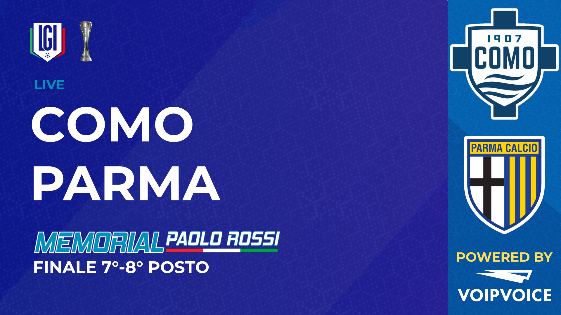 Como - Parma | Finale 7°-8° posto, Paolo Rossi Maschile | stagione 2026/27