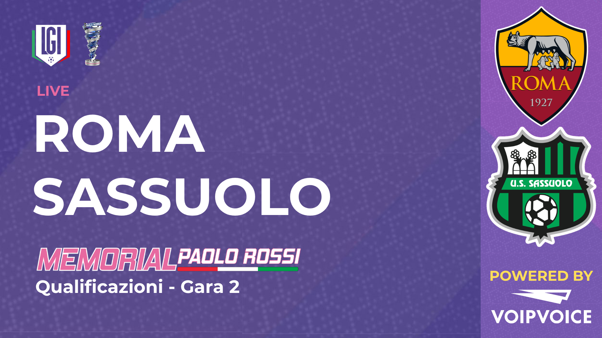 Roma - Sassuolo | Paolo Rossi Femminile | stagione 2026/27