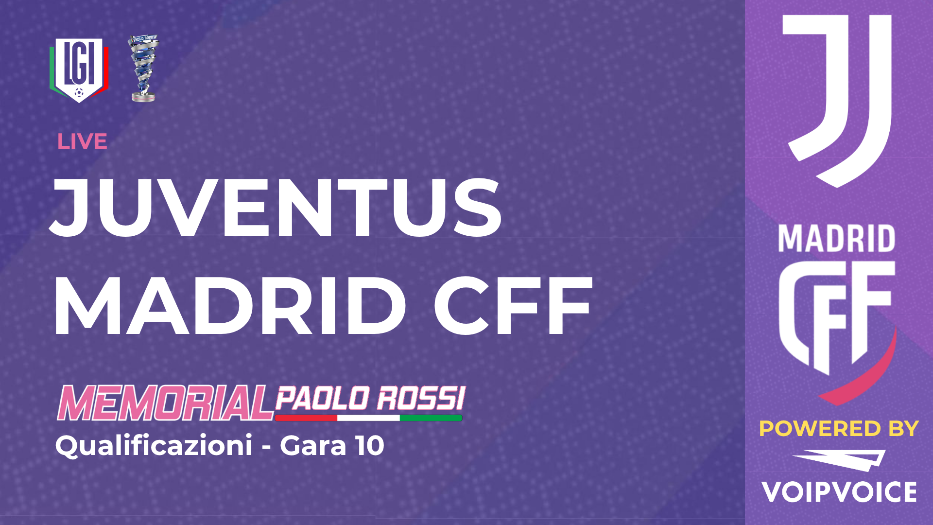 Juventus - Madrid CFF | Paolo Rossi Femminile | stagione 2026/27