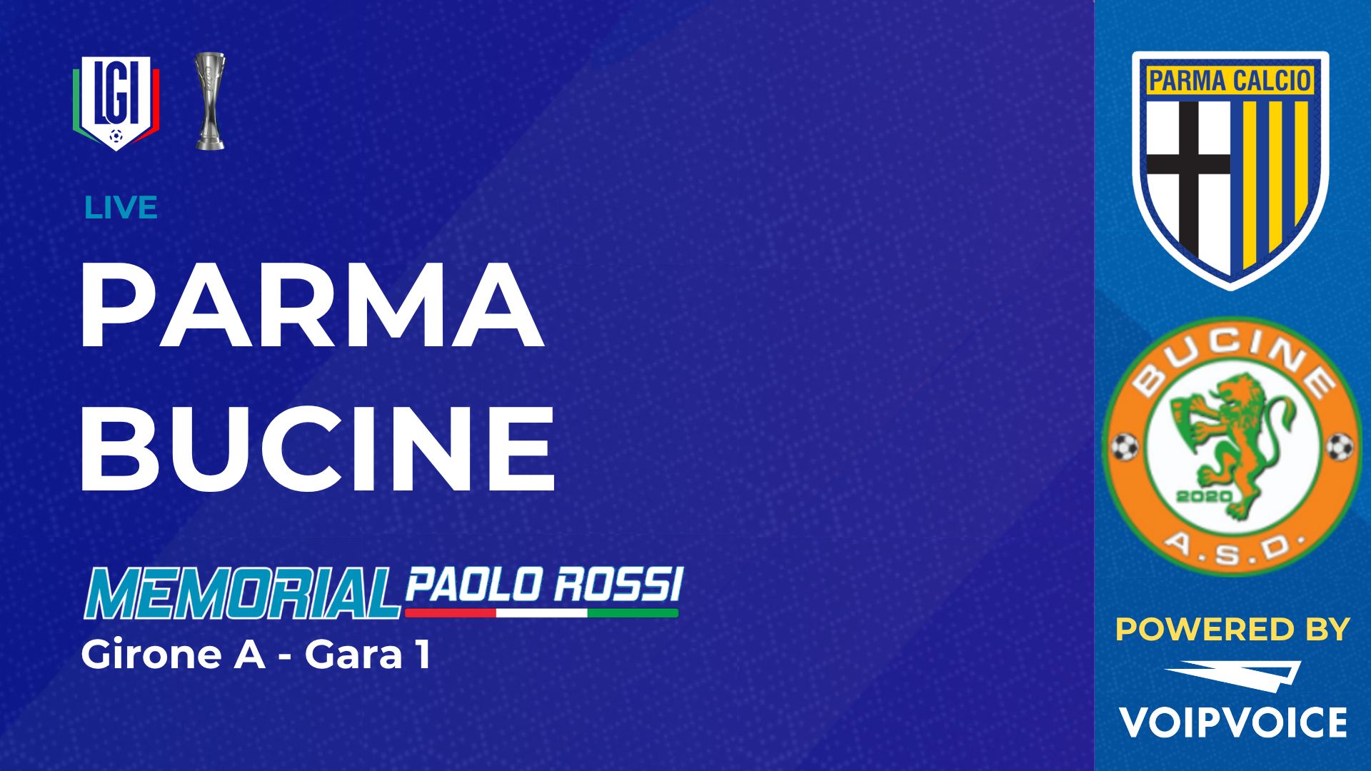Parma - Bucine | Paolo Rossi Maschile | stagione 2026/27