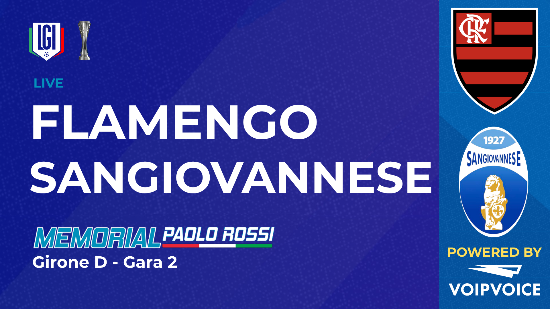 Flamengo - Sangiovannese | Paolo Rossi Maschile | stagione 2026/27