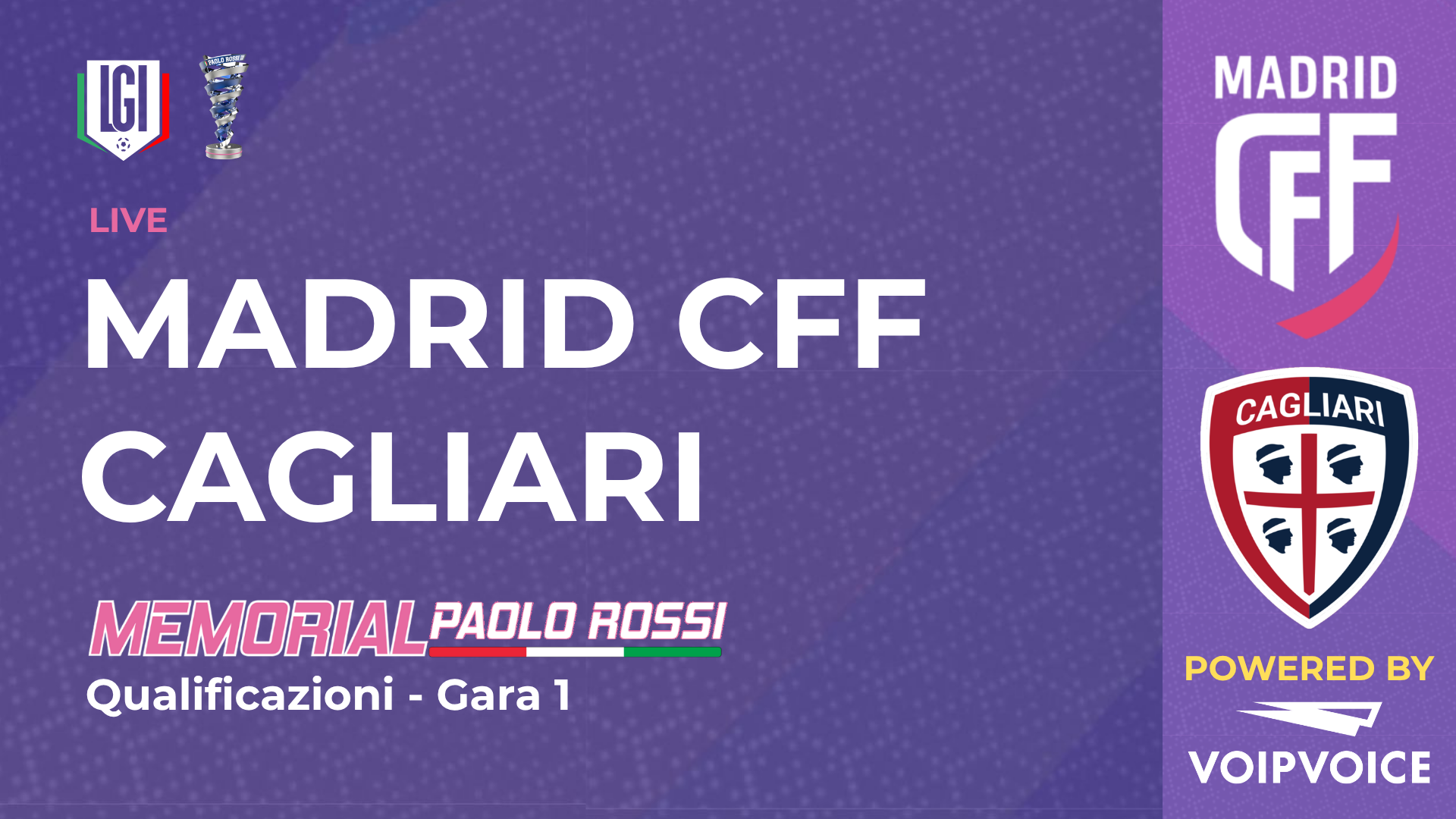 Madrid CFF - Cagliari | Paolo Rossi Femminile | stagione 2026/27
