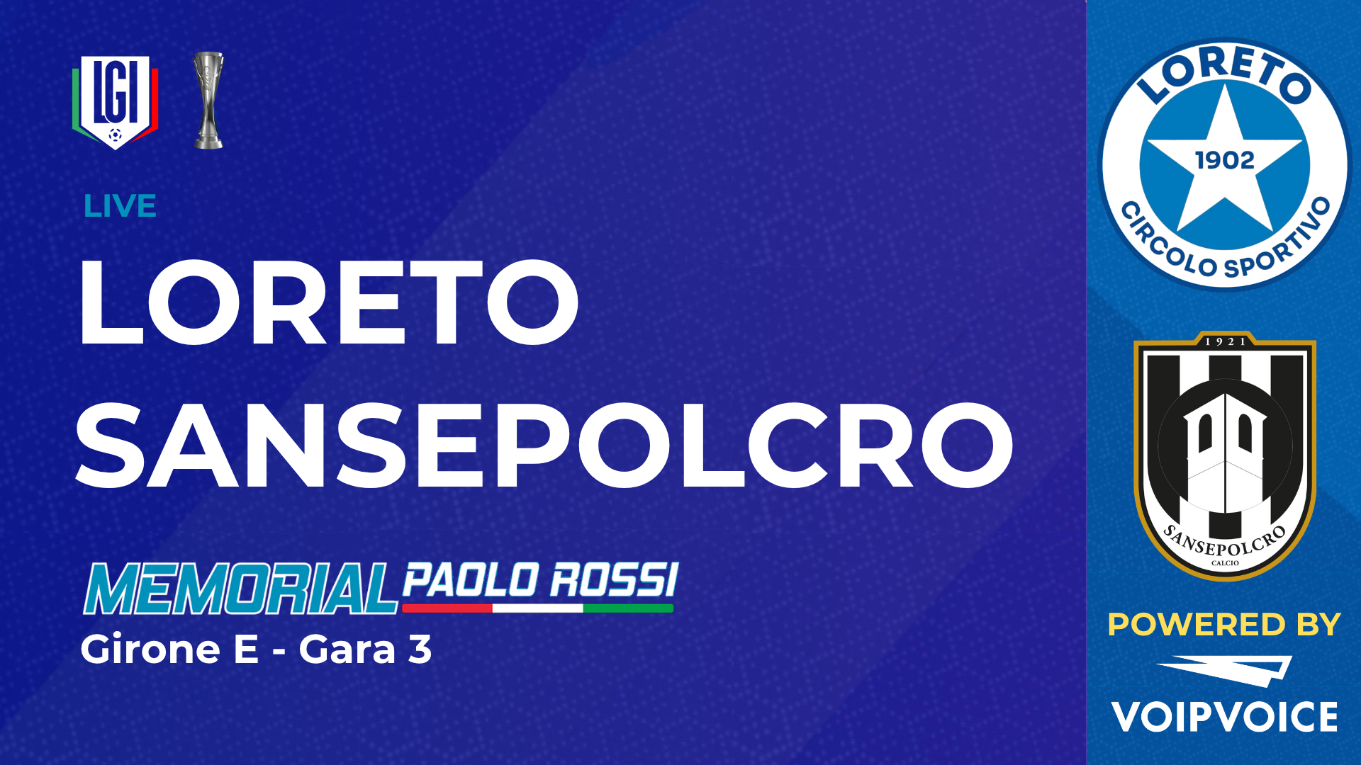 Loreto - Sansepolcro | Paolo Rossi Maschile | stagione 2026/27