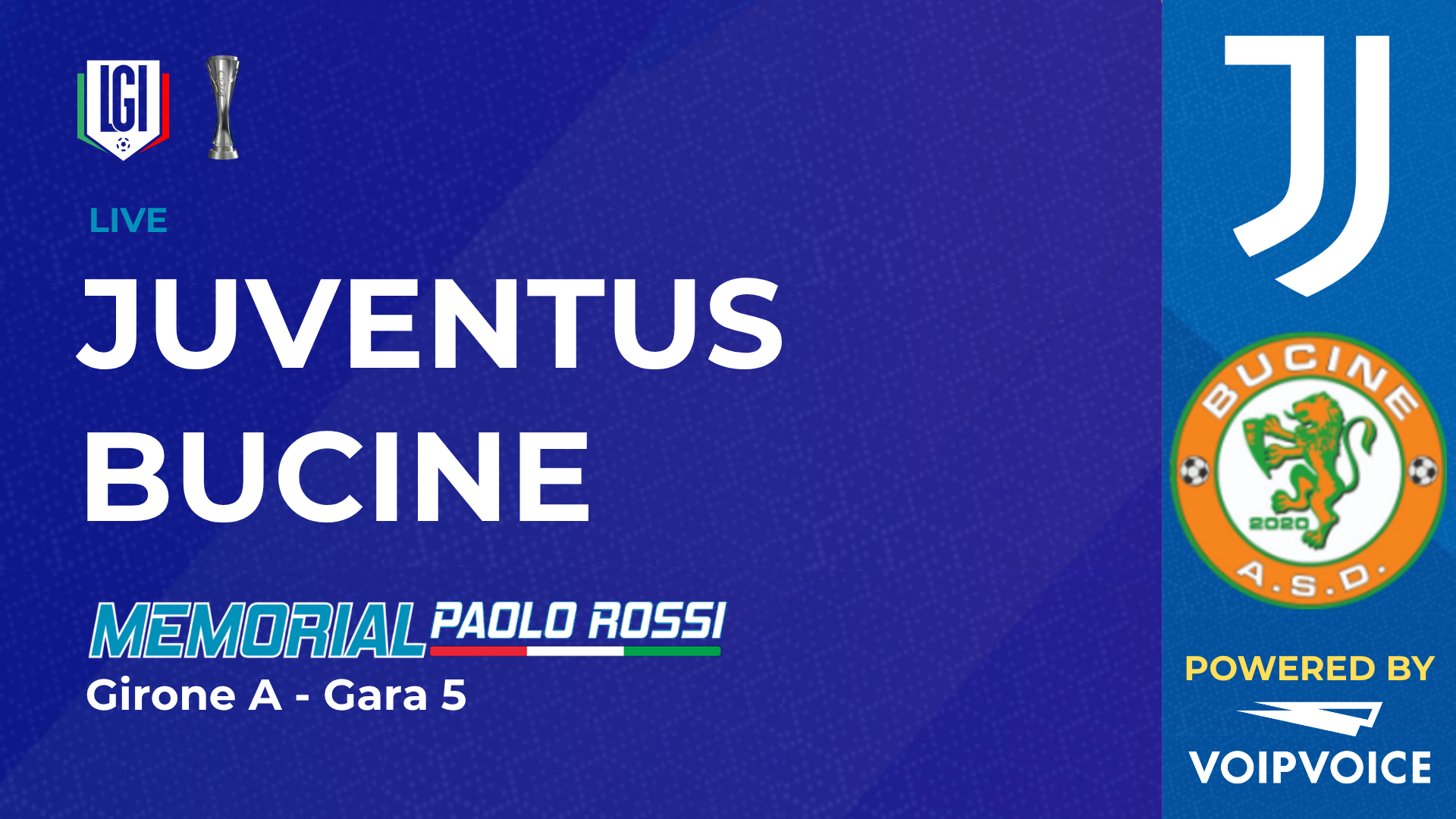 Juventus - Bucine | Paolo Rossi Maschile | stagione 2026/27