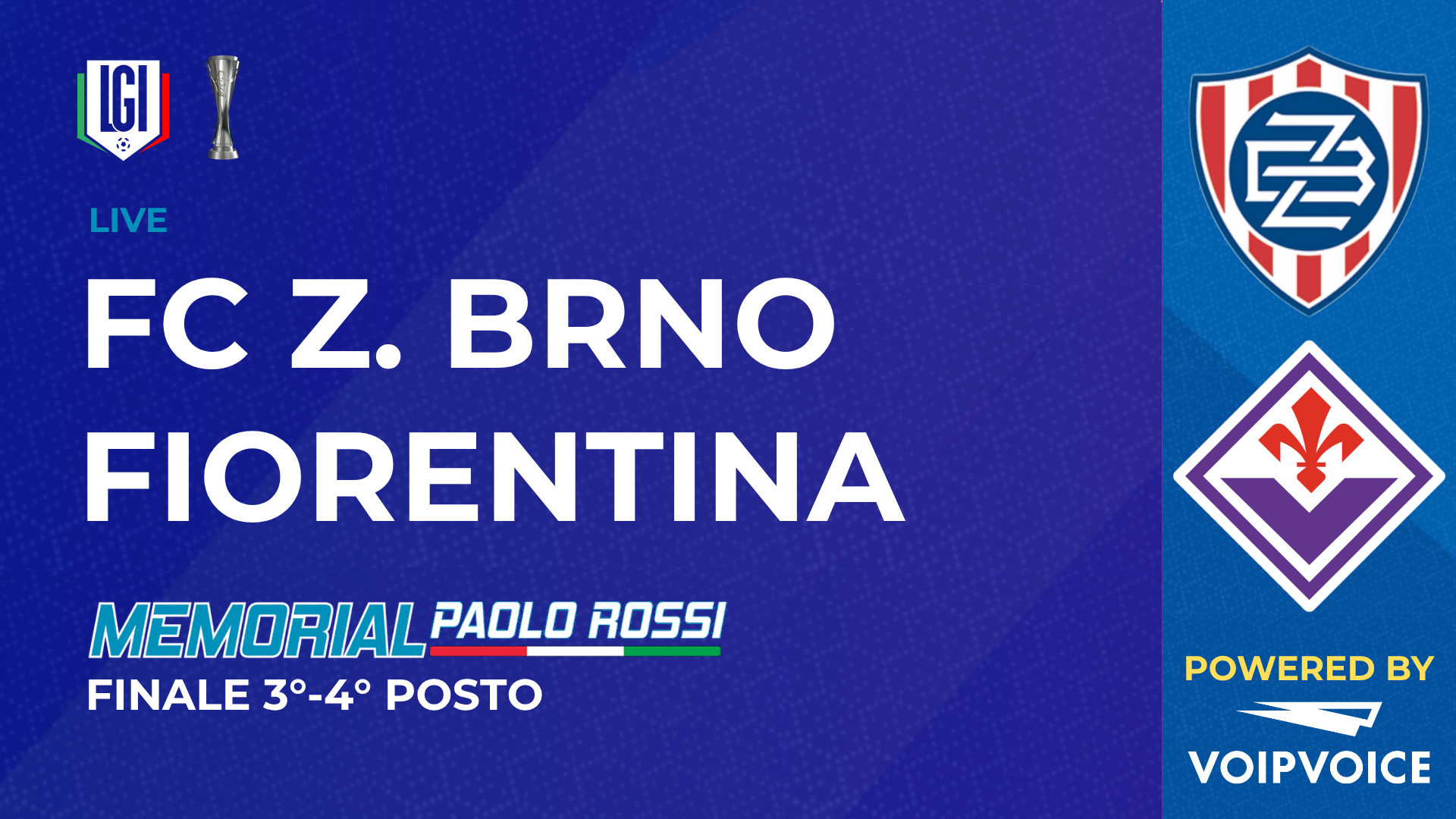 Zbrojovka Brno - Fiorentina | Finale 3°-4° posto, Paolo Rossi Maschile | stagione 2026/27