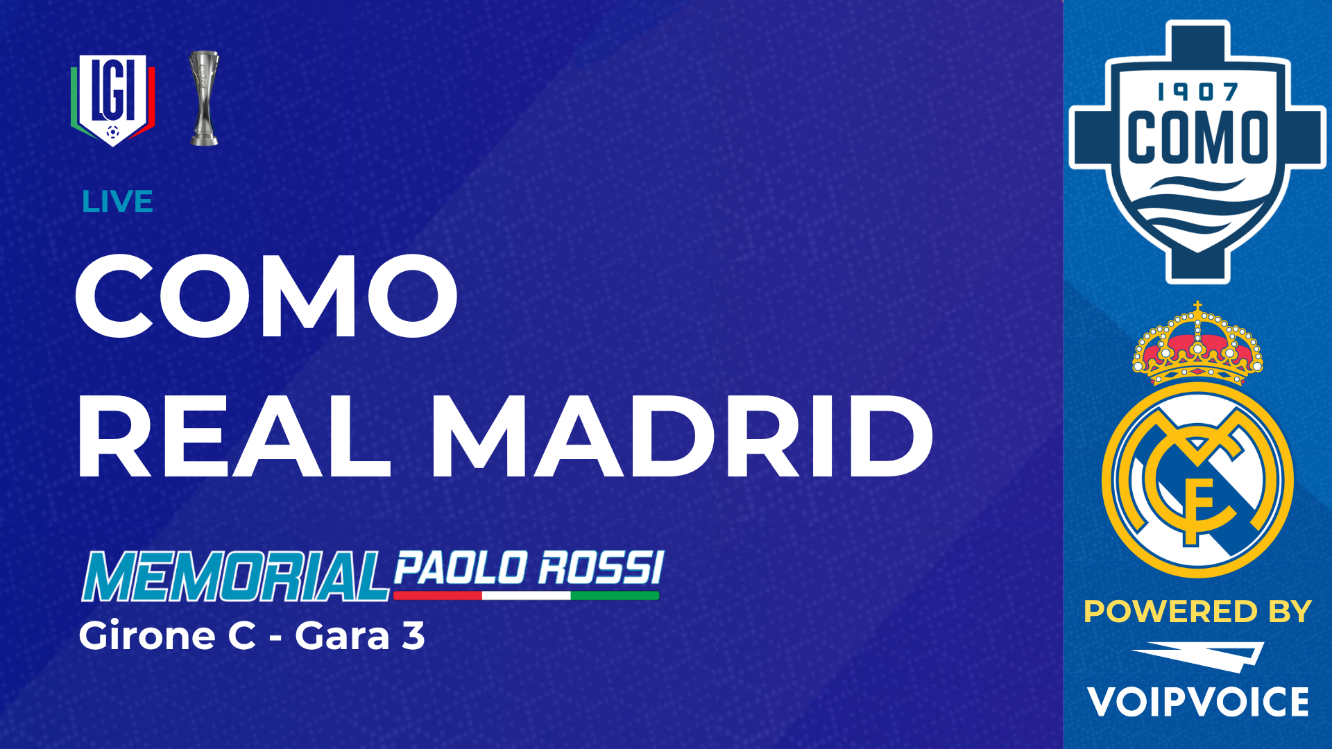 Como - Real Madrid | Paolo Rossi Maschile | stagione 2026/27
