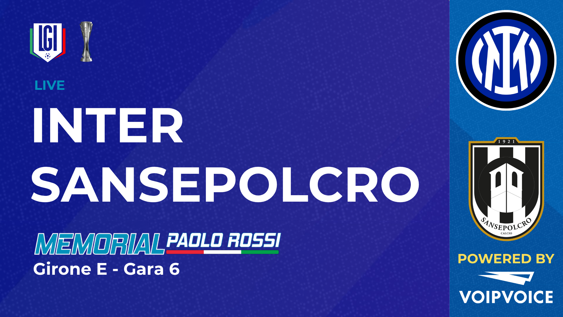 Inter - Sansepolcro | Paolo Rossi Maschile | stagione 2026/27