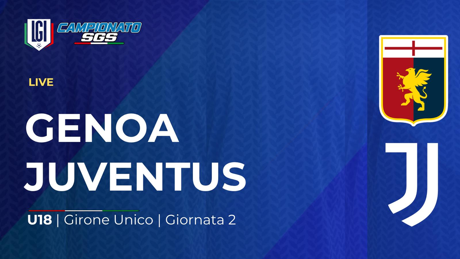 Genoa - Juventus | 2ª giornata Campionato Under 18 | stagione 2026-27