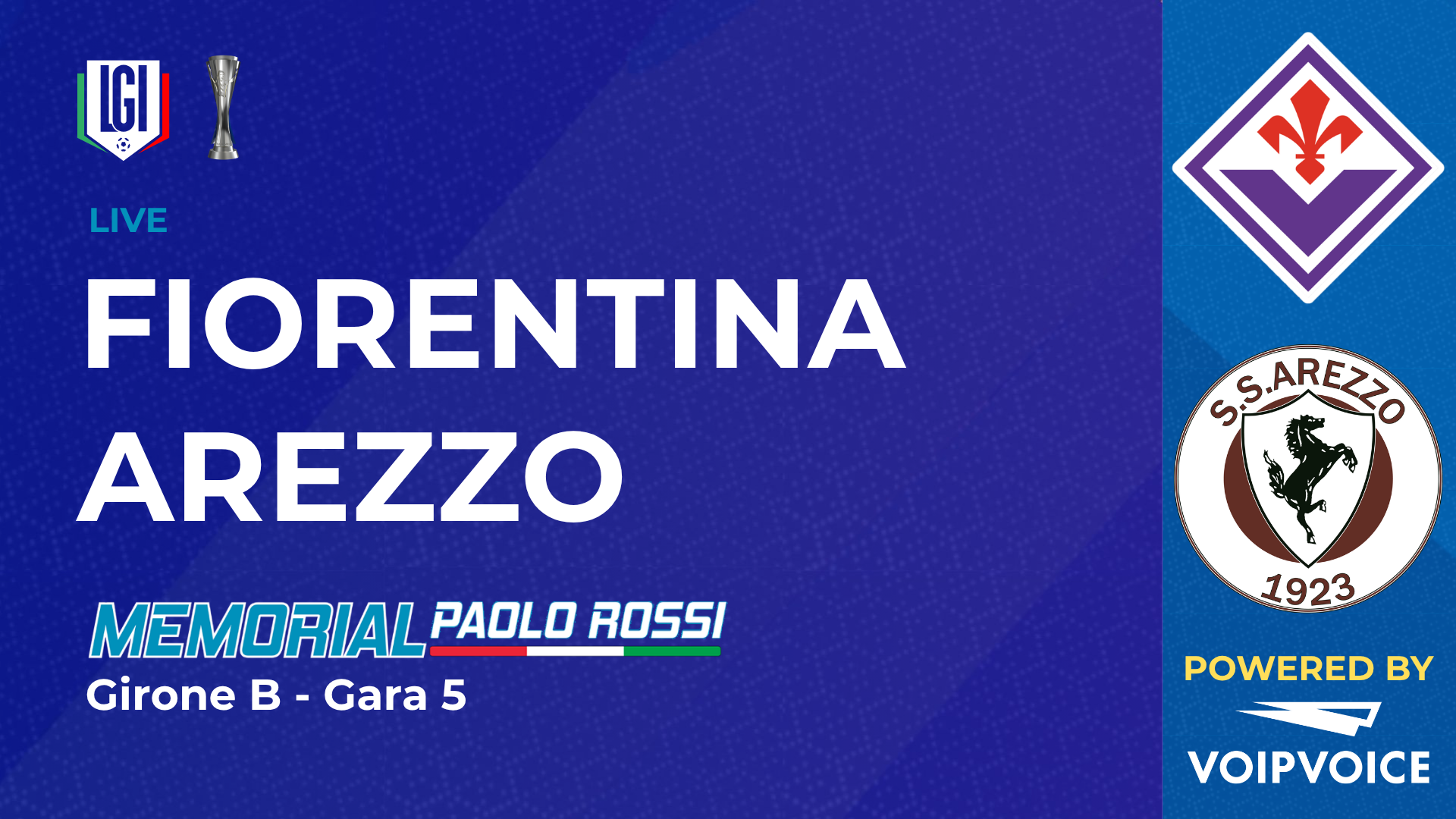 Fiorentina - Arezzo | Paolo Rossi Maschile | stagione 2026/27