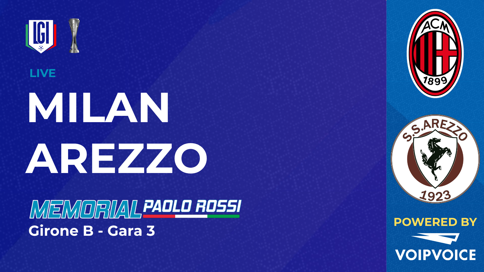 Milan - Arezzo | Paolo Rossi Maschile | stagione 2026/27