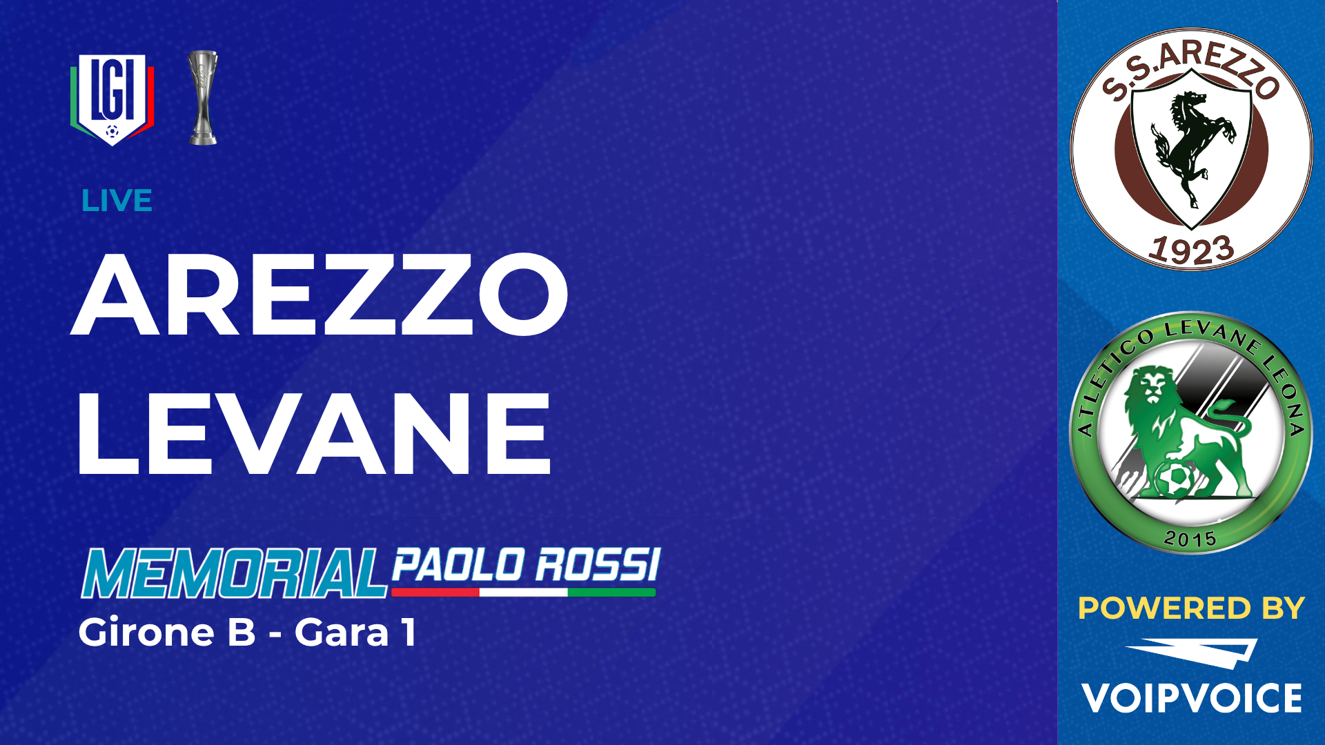 Arezzo - Atletico Levane | Paolo Rossi Maschile | stagione 2026/27